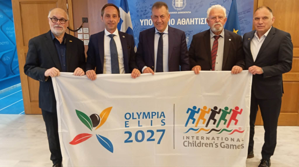 Με την αμέριστη στήριξη της Πολιτείας προχωρά η μεγάλη διοργάνωση των 59ων Παγκόσμιων Παιδικών Αγώνων «ΟΛΥΜΠΙΑ - ΗΛΙΔΑ 2027»