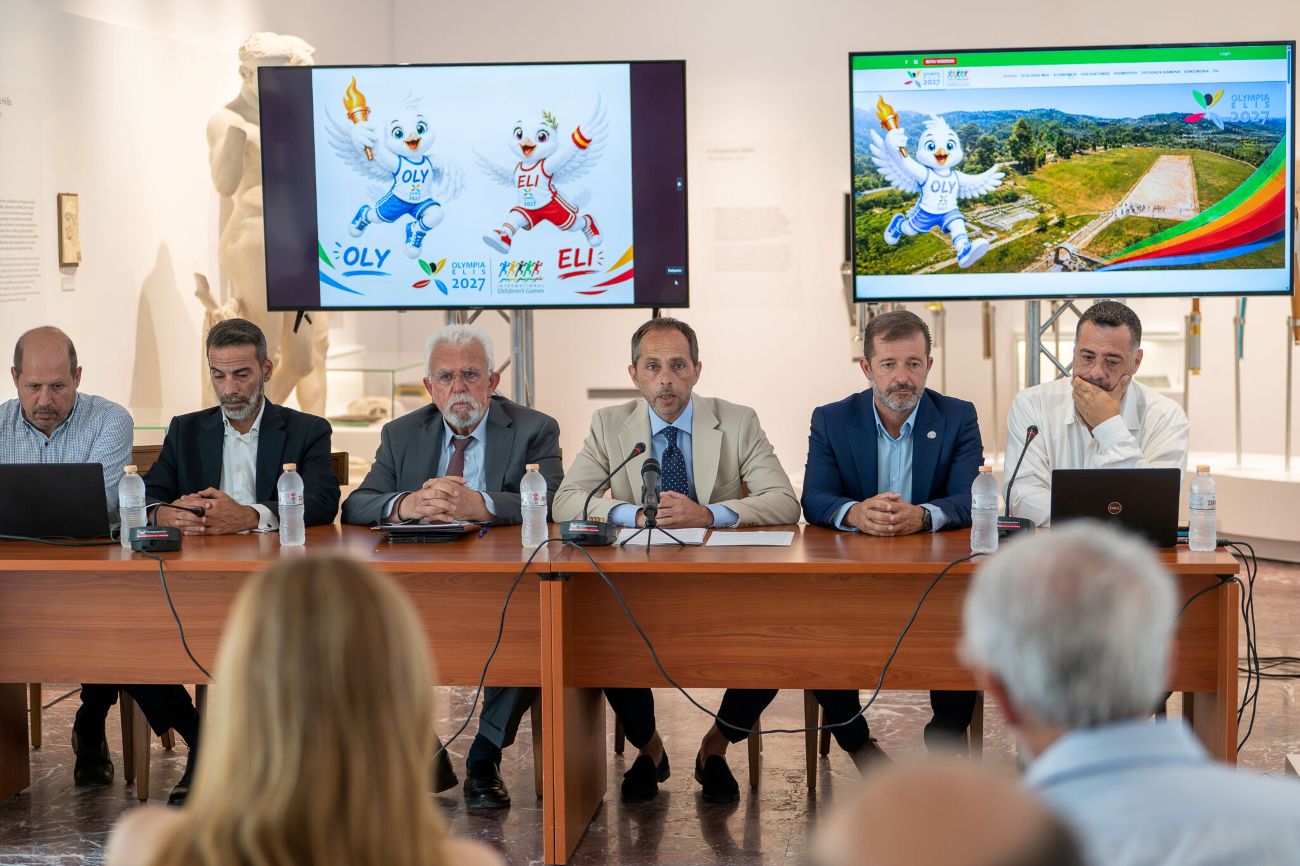 Εκεί όπου ξεκίνησαν όλα, εκεί ξεκινούν ξανά! – Παρουσιάστηκε επί Ηλειακού εδάφους η ταυτότητα των 59ων Παγκόσμιων Παιδικών Αγώνων «ICG ΟΛΥΜΠΙΑ - ΗΛΙΔΑ 2027»